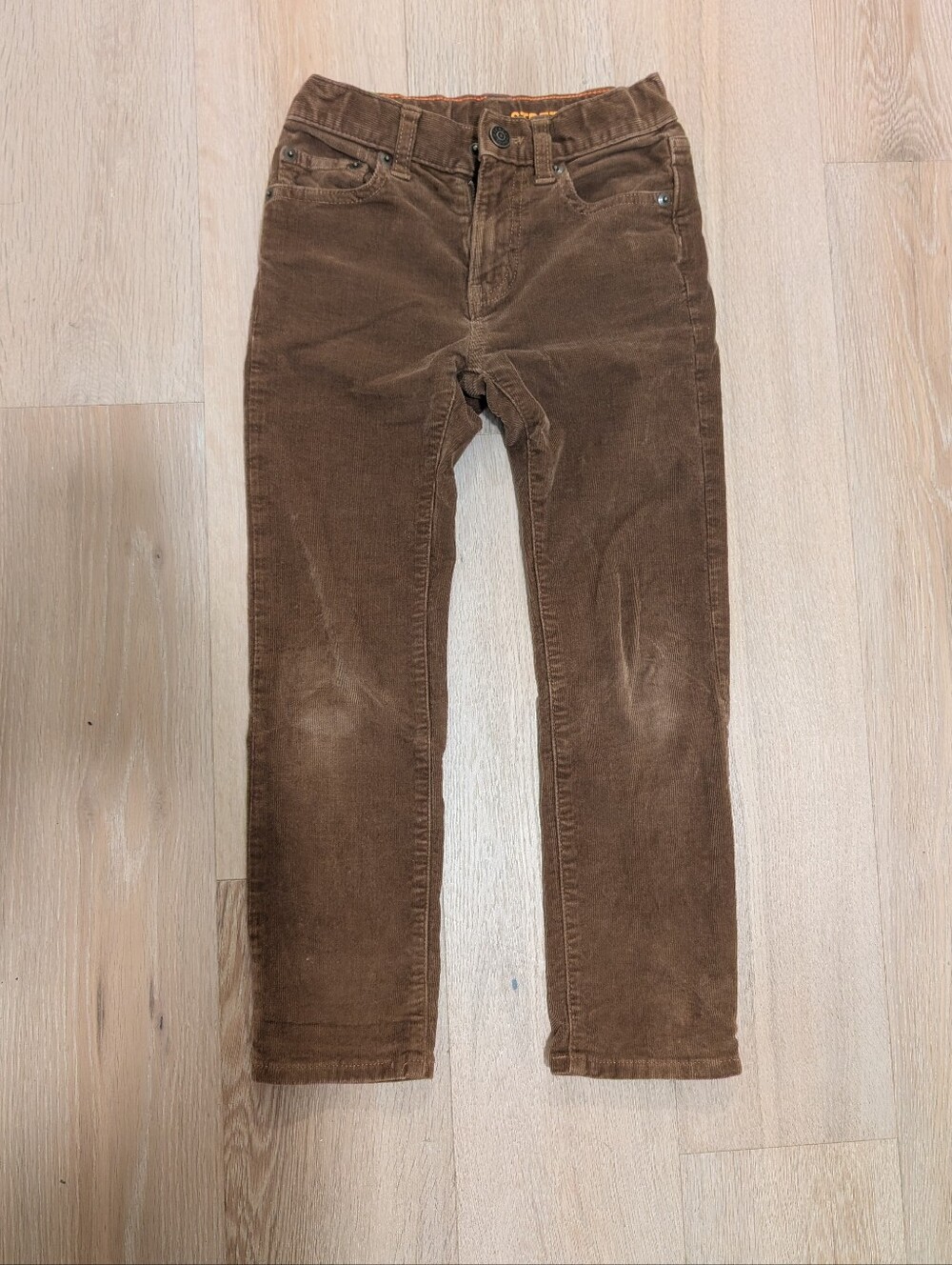 Crewcuts Boys 6Y Brown Corduroy Adjustable Waist Stretch Pants